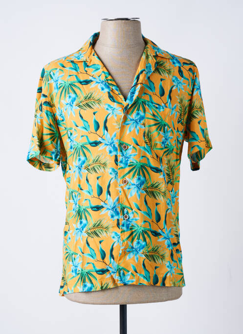 Cămașă cu mâneci scurte galben DARIO BELTRAN bărbat