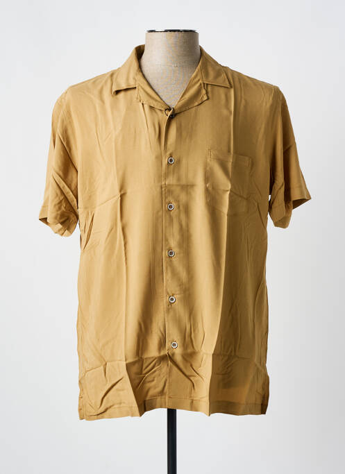 Cămașă cu mâneci scurte maro DARIO BELTRAN bărbat