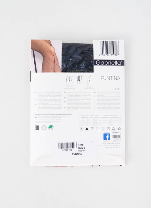 Colanți negru GABRIELLA femeie