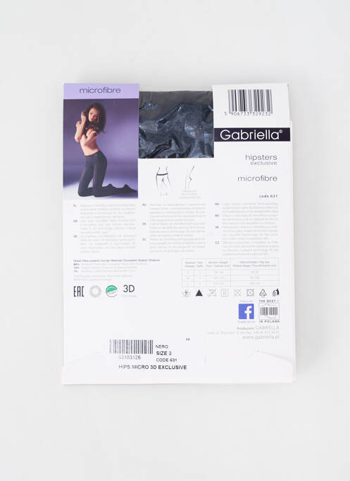 Colanți negru GABRIELLA femeie