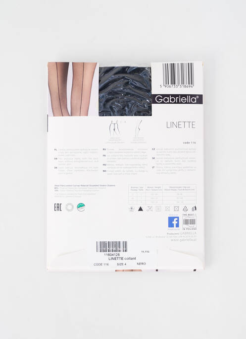 Colanți negru GABRIELLA femeie