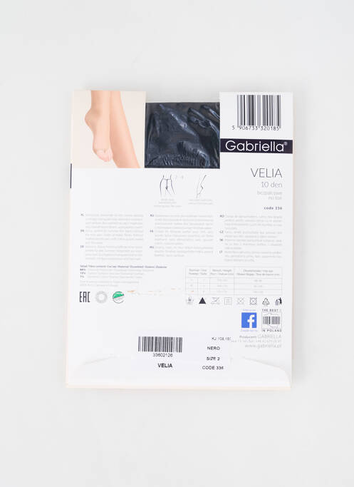 Colanți negru GABRIELLA femeie