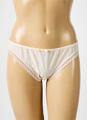 Tanga elasticitate culoare piersică LOU femeie