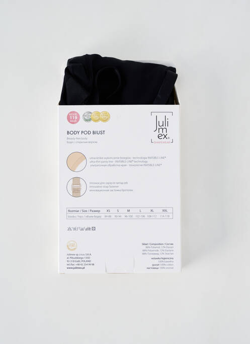 Chilot modelator negru JULIMEX femeie