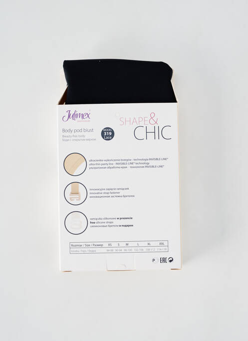 Body de lenjerie negru JULIMEX femeie