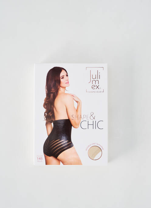 Chilot modelator elasticitate negru JULIMEX femme