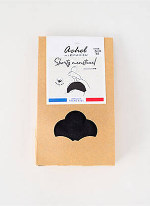 Chiloți-menstruali negru ACHEL femeie