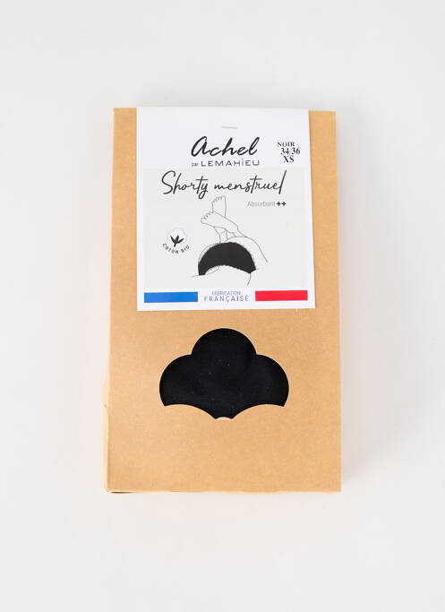 Chiloți-menstruali negru ACHEL femeie