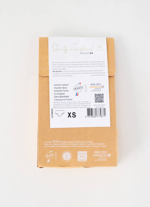 Chiloți-menstruali negru ACHEL femeie