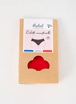 Chiloți-menstruali țesătură jersey roșu ACHEL femeie