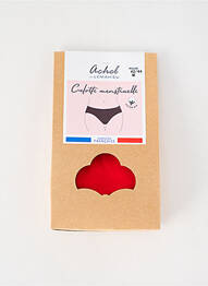 Chiloți-menstruali țesătură jersey roșu ACHEL femeie
