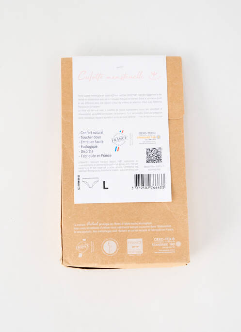 Chiloți-menstruali negru ACHEL femeie