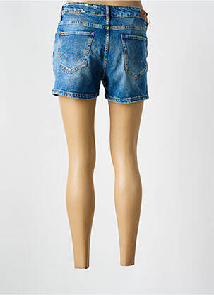 Șort țesătură denim albastru LE TEMPS DES CERISES femeie