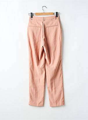 Pantalon drept închidere cu fermoar sub clapetă cu cârlig bej AMERICAN VINTAGE femeie