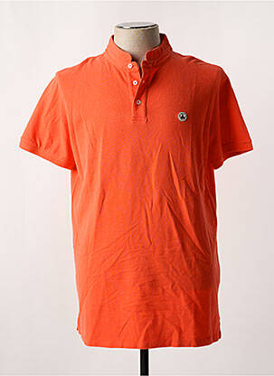 Tricou croială cambrată mâneci scurte portocalie JOTT (JUST OVER THE TOP) bărbat