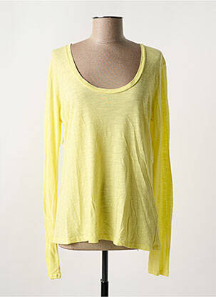 Tricou galben AMERICAN VINTAGE femeie