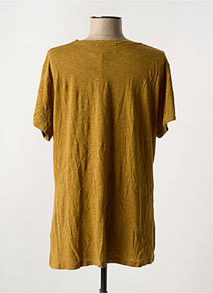 Tricou croială cambrată mâneci scurte verde AMERICAN VINTAGE femeie