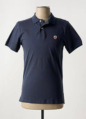 Polo croială cambrată mâneci scurte albastru JOTT (JUST OVER THE TOP) bărbat