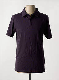 Polo croială cambrată mâneci scurte negru HERO SEVEN homme