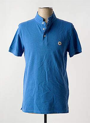 Tricou croială cambrată mâneci scurte albastru JOTT (JUST OVER THE TOP) bărbat