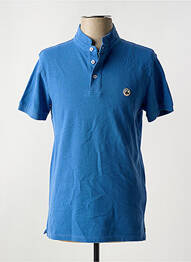 Tricou croială cambrată mâneci scurte albastru JOTT (JUST OVER THE TOP) bărbat