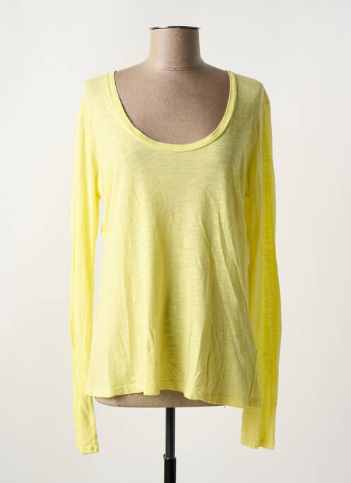 Tricou galben AMERICAN VINTAGE femeie