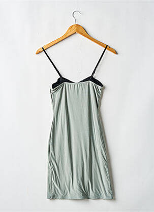 Rochie scurtă croială cambrată bretele subțiri verde ASOS femeie