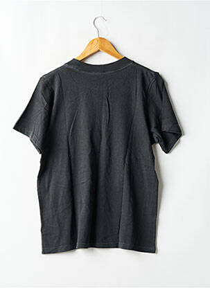 Tricou croială dreaptă mâneci scurte gri RAILS femeie