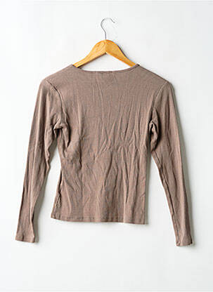 Tricou mâneci lungi mâneci lungi maro H&M femeie