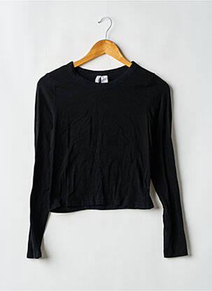 Tricou mâneci lungi mâneci lungi negru DIVIDED H&M femeie