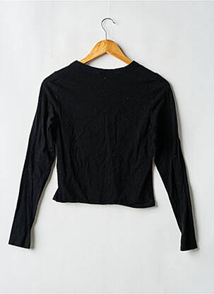 Tricou mâneci lungi mâneci lungi negru DIVIDED H&M femeie