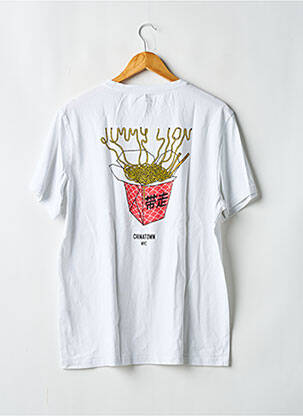 Tricou imprimeu fantezie mâneci scurte alb JIMMY LION femeie