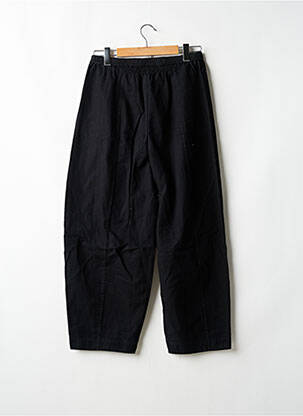 Pantalon drept țesătură poplin mărime normală negru COS femeie