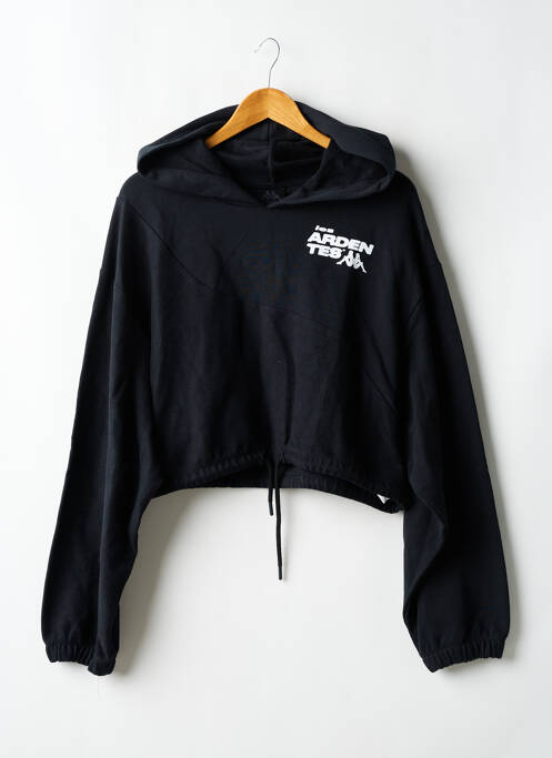 Hanorac cu glugă negru KAPPA femeie