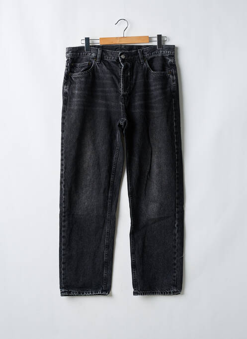 Blugi cu croială dreaptă negru ZARA bărbat