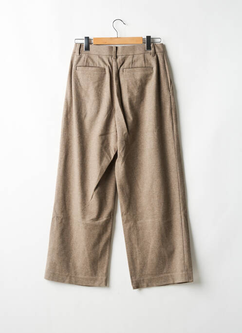 Pantalon larg maro UNIQLO X COMPTOIR DES COTONNIERS femeie