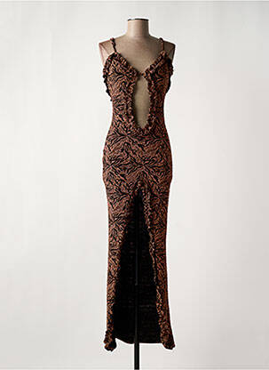 Rochie lungă negru MURCI femeie