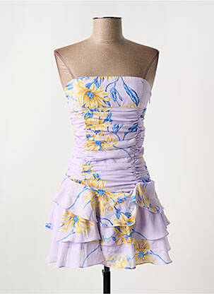 Rochie scurtă violet PEPPERMAYO femeie