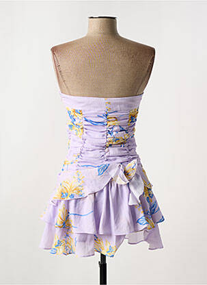 Rochie scurtă fără mâneci fără mâneci violet PEPPERMAYO femeie