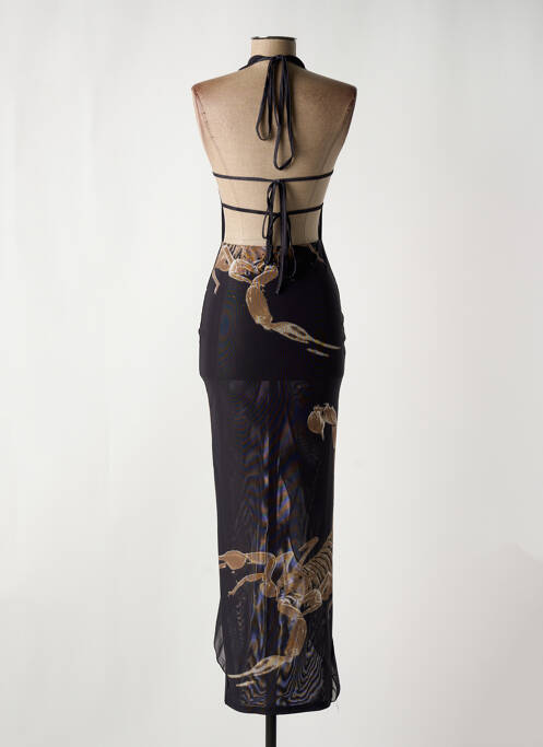 Rochie lungă negru MURCI femeie