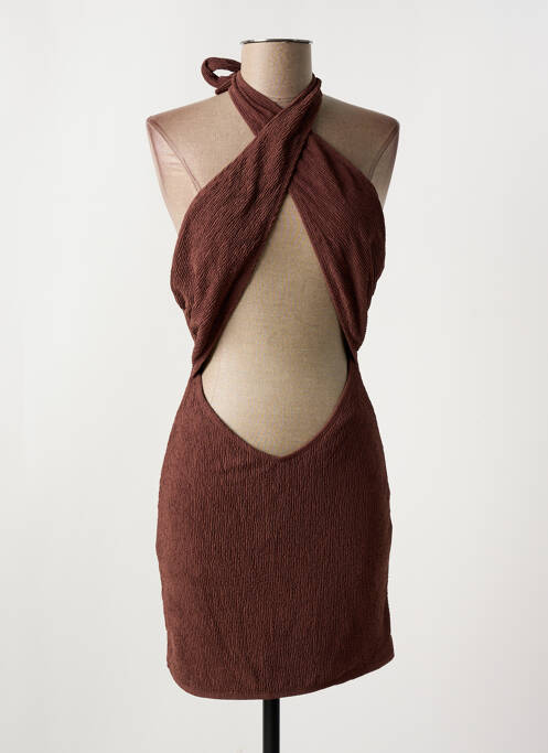 Rochie scurtă maro PUBLIC DESIRE femeie