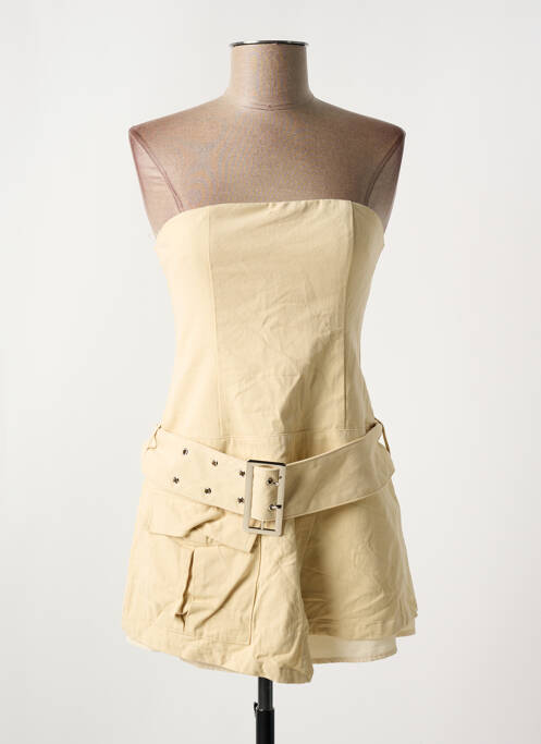 Rochie scurtă bej PEPPERMAYO femeie