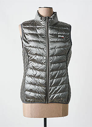 Geacă matlasată gri SCHOTT femeie