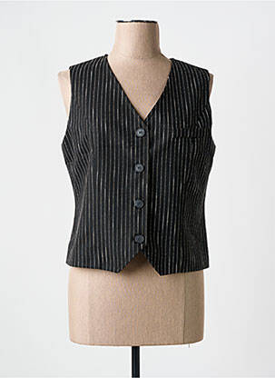 Vestă fără mâneci negru SIGNE NATURE femeie