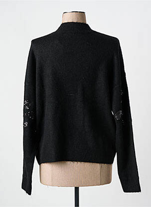Pulover elasticitate mâneci lungi negru ESQUALO femeie