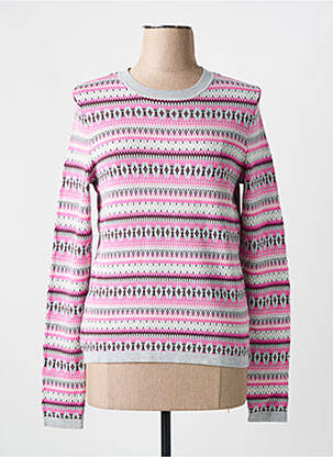 Pulover elasticitate mâneci lungi roz ESPRIT femme