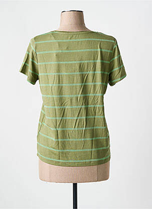 Tricou elasticitate mâneci scurte verde LES P'TITES BOMBES femeie