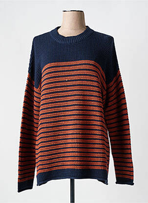 Pulover croială cambrată mâneci lungi albastru ESPRIT femme