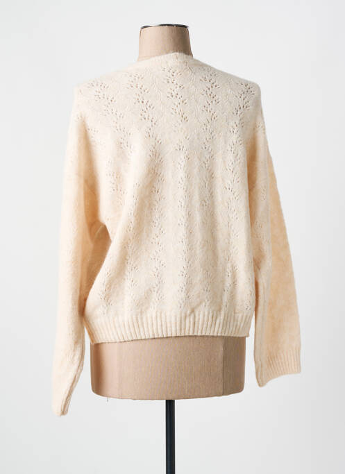 Vestă cu mâneci lungi bej KANOPE femeie