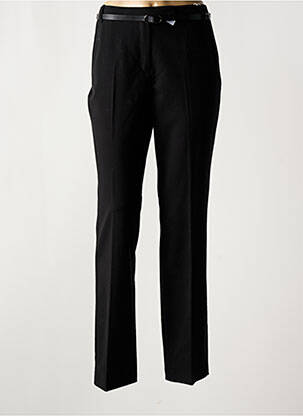 Pantalon slim țesătură poplin mărime normală negru ESPRIT femeie